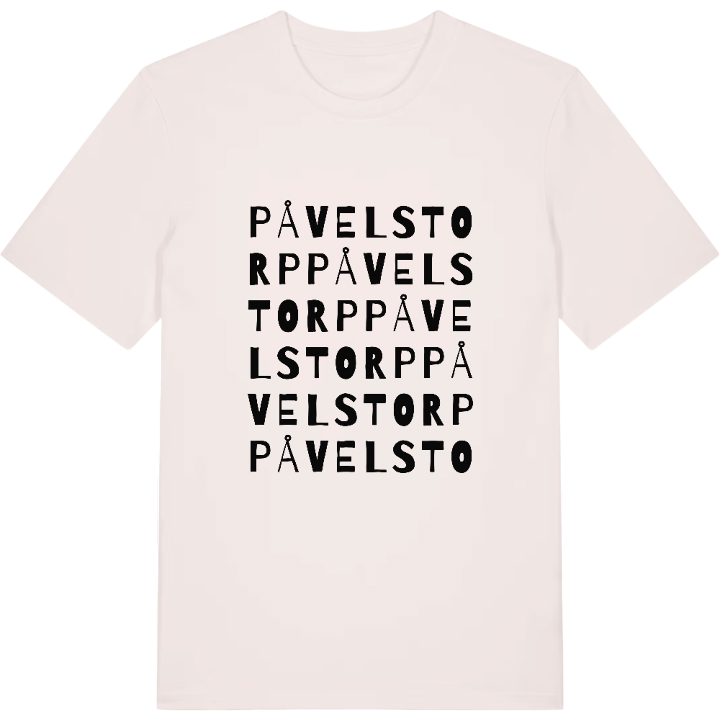 Påvelstorp ordlek t-shirt – t-shirt från PinShirt