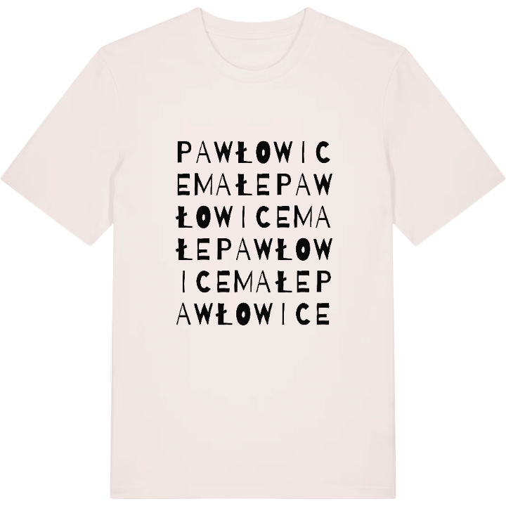 Pawłowice Małe ordlek t-shirt – t-shirt från PinShirt
