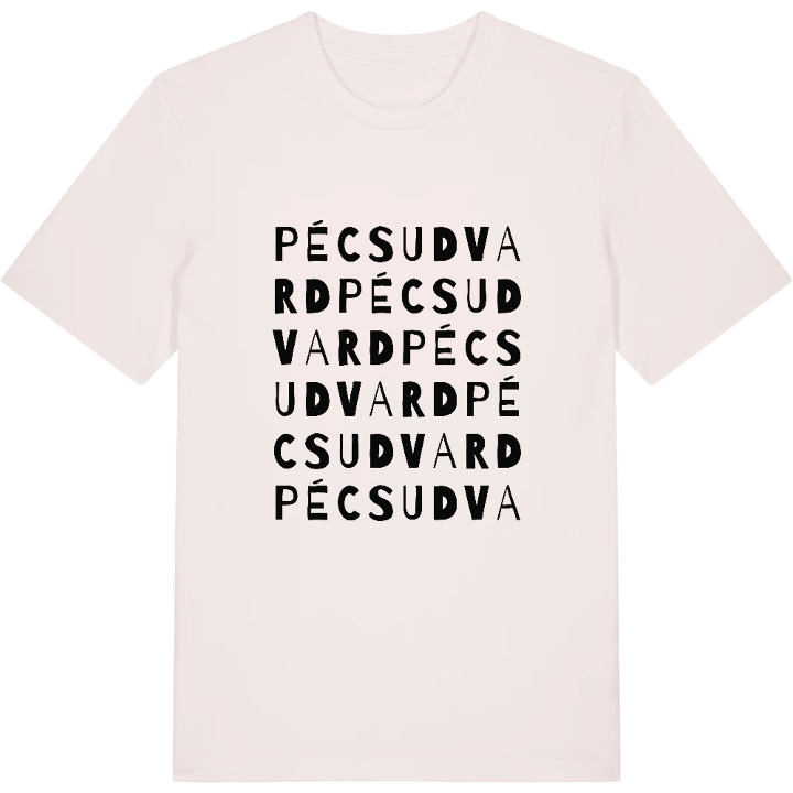 Pécsudvard ordlek t-shirt – t-shirt från PinShirt