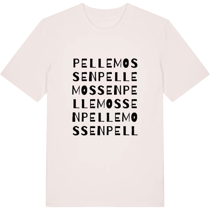 Pellemossen ordlek t-shirt – t-shirt från PinShirt