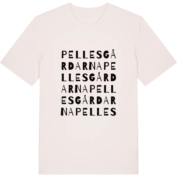 Pellesgårdarna ordlek t-shirt – t-shirt från PinShirt