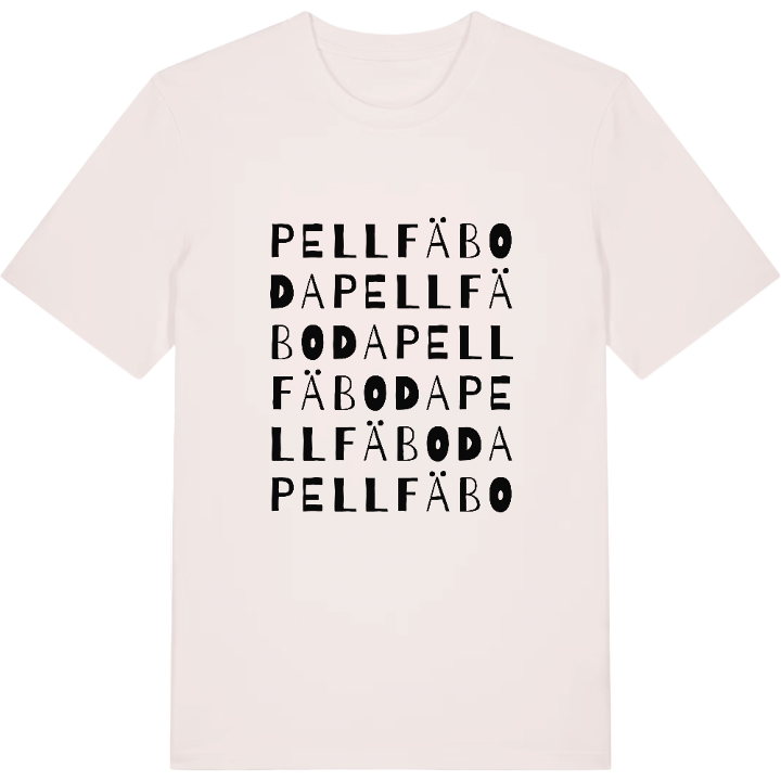 Pellfäboda ordlek t-shirt – t-shirt från PinShirt