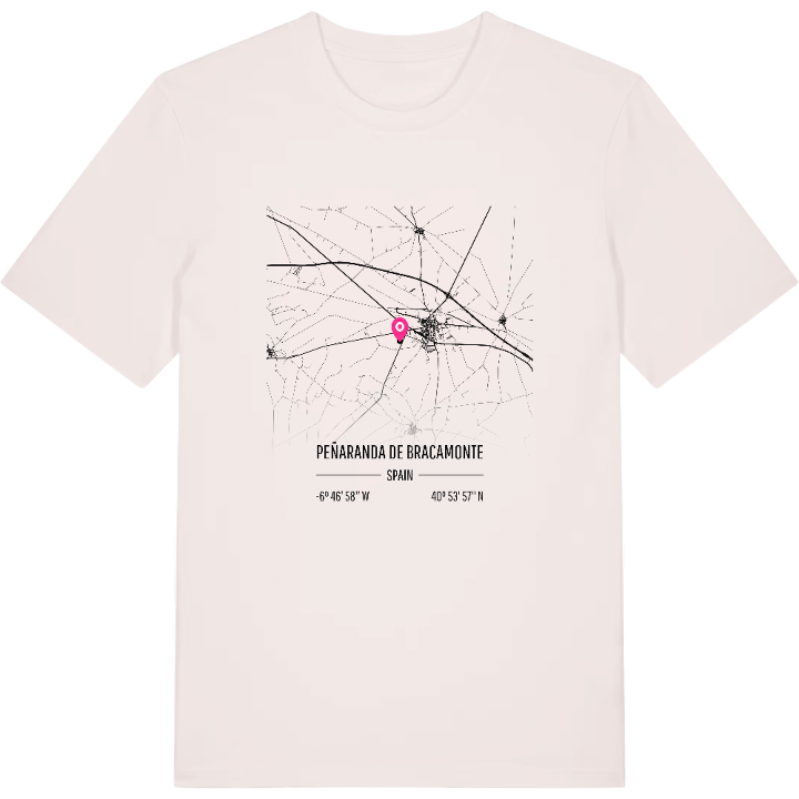 Peñaranda de Bracamonte karta t-shirt – t-shirt från PinShirt