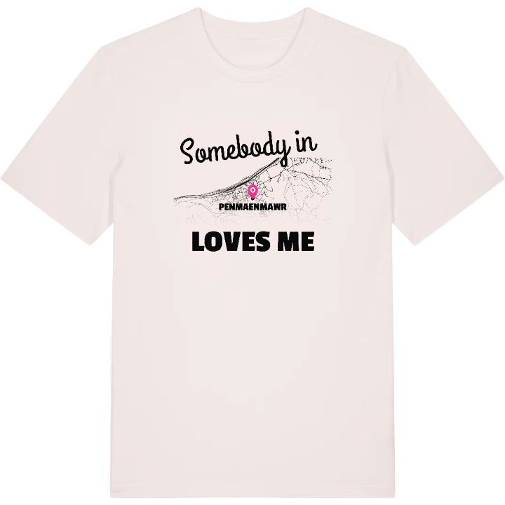 Någon i Penmaenmawr älskar mig t-shirt – t-shirt från PinShirt