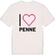 Jag älskar Penne t-shirt stort tryck