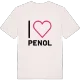 Jag älskar Penol t-shirt stort tryck