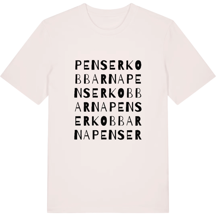 Penserkobbarna ordlek t-shirt – t-shirt från PinShirt