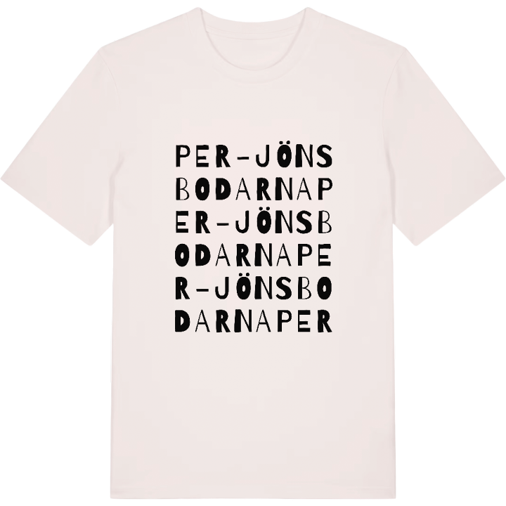 Per-Jönsbodarna ordlek t-shirt – t-shirt från PinShirt