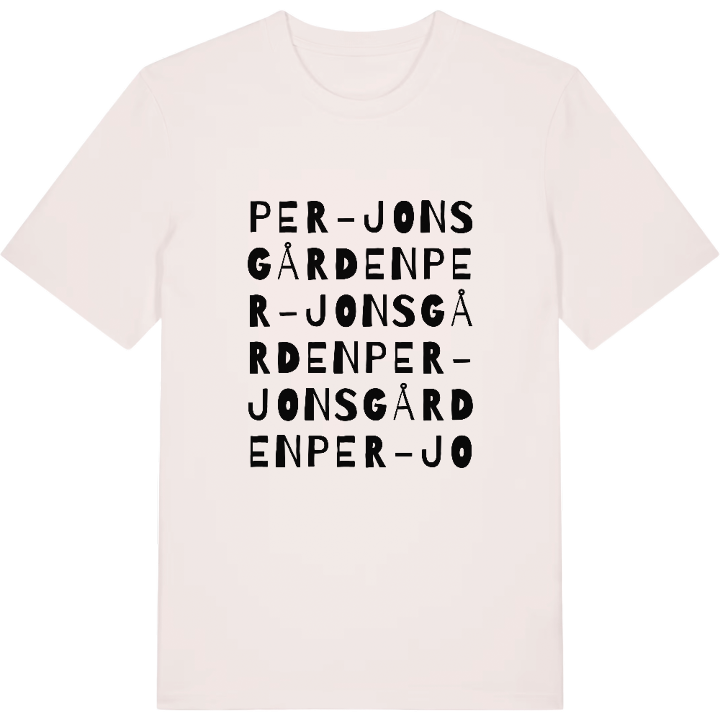 Per-Jonsgården ordlek t-shirt – t-shirt från PinShirt