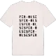 Per-Olses ordlek t-shirt