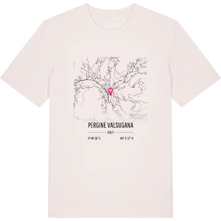 Pergine Valsugana karta t-shirt – t-shirt från PinShirt