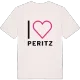 Jag älskar Peritz t-shirt stort tryck