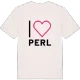 Jag älskar Perl t-shirt stort tryck
