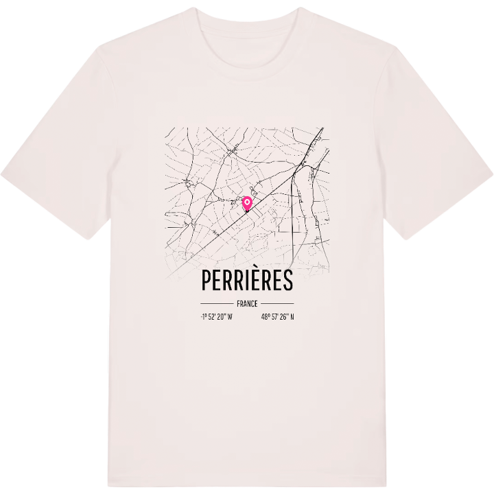 Perrières karta t-shirt – t-shirt från PinShirt
