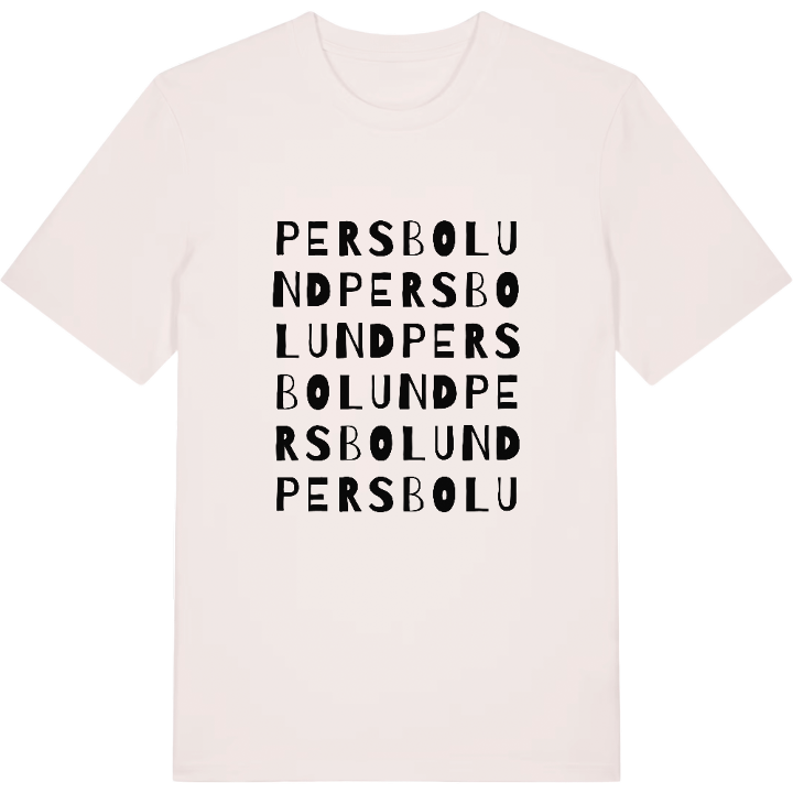 Persbolund ordlek t-shirt – t-shirt från PinShirt