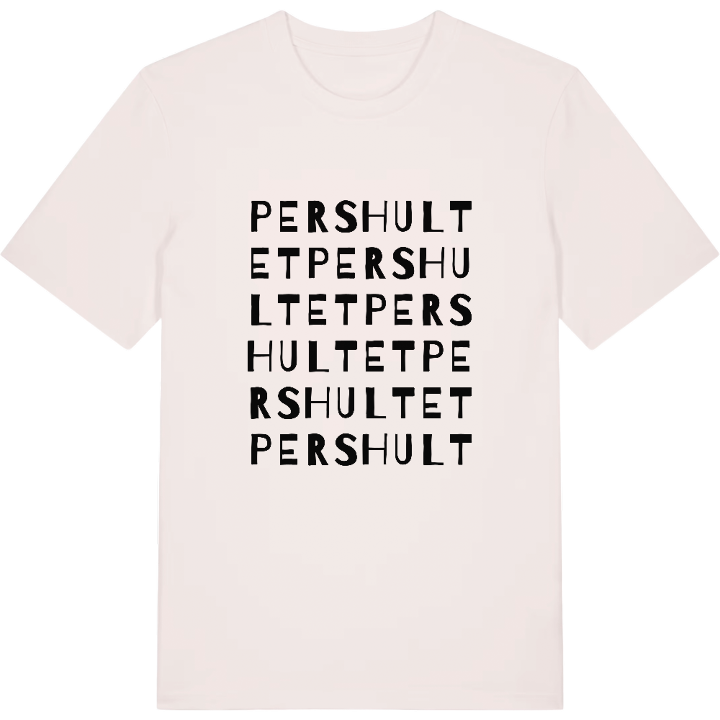 Pershultet ordlek t-shirt – t-shirt från PinShirt