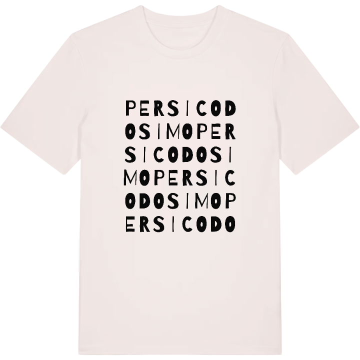 Persico Dosimo ordlek t-shirt – t-shirt från PinShirt