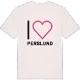 Jag älskar Perslund t-shirt stort tryck
