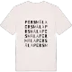 Persmåla ordlek t-shirt