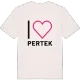 Jag älskar Pertek t-shirt stort tryck