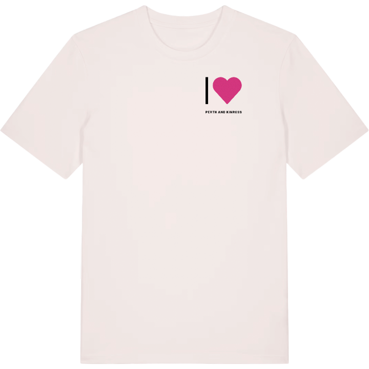Jag älskar Perth and Kinross t-shirt litet tryck – t-shirt från PinShirt