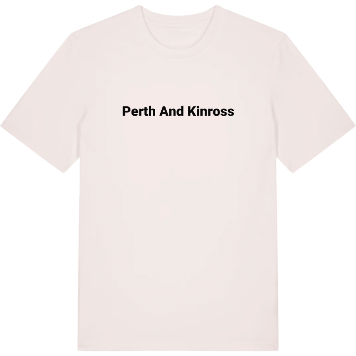 Perth and Kinross fetstil t-shirt – t-shirt från PinShirt