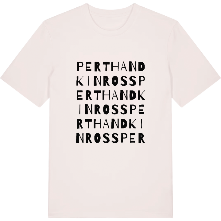 Perth and Kinross ordlek t-shirt – t-shirt från PinShirt