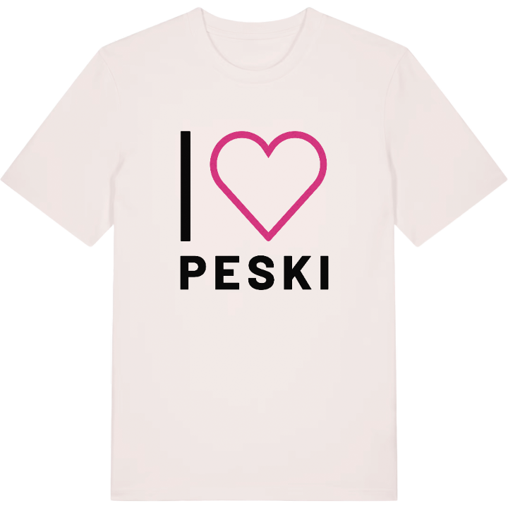 Jag älskar Peski t-shirt stort tryck – t-shirt från PinShirt