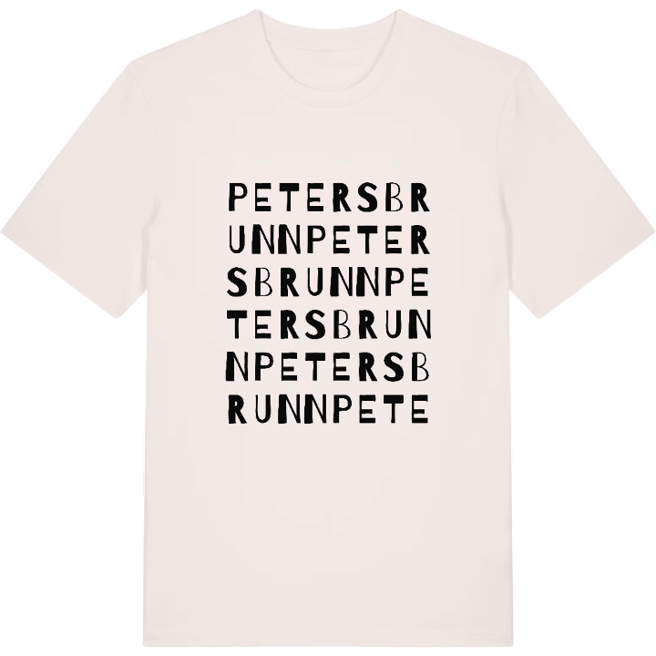 Petersbrunn ordlek t-shirt – t-shirt från PinShirt