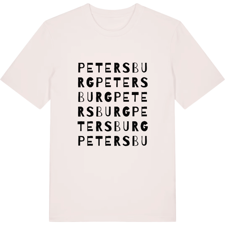 Petersburg ordlek t-shirt – t-shirt från PinShirt