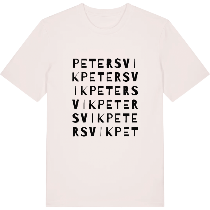 Petersvik ordlek t-shirt – t-shirt från PinShirt