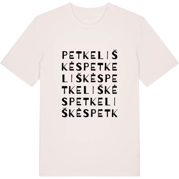 Petkeliškės ordlek t-shirt – t-shirt från PinShirt