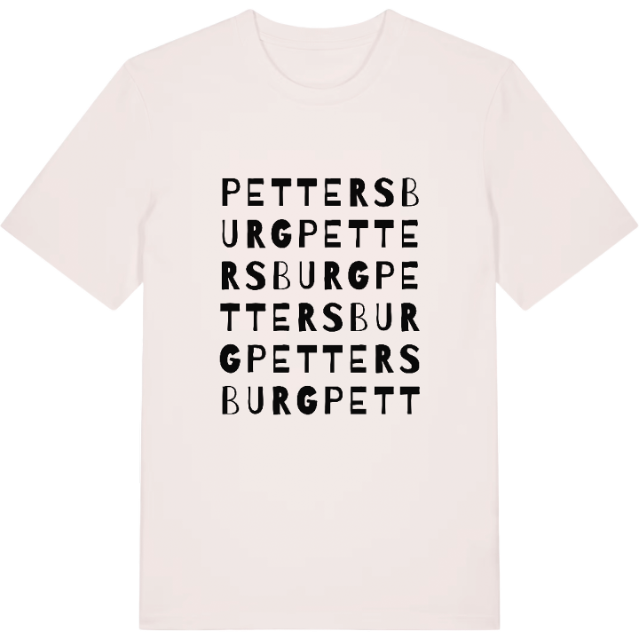 Pettersburg ordlek t-shirt – t-shirt från PinShirt
