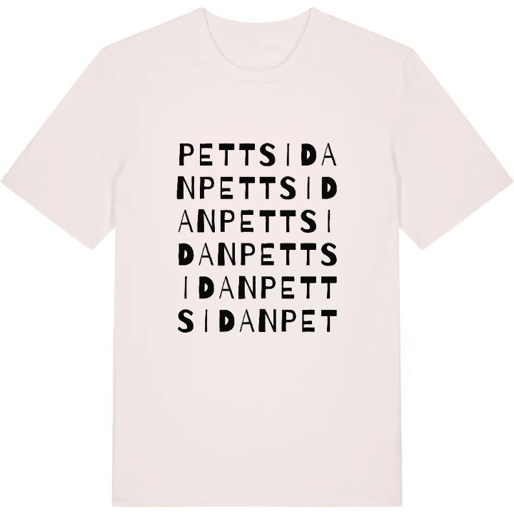 Pettsidan ordlek t-shirt – t-shirt från PinShirt