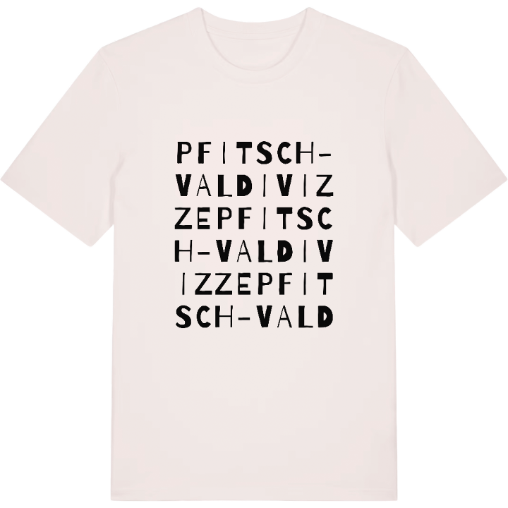 Pfitsch - Val di Vizze ordlek t-shirt – t-shirt från PinShirt