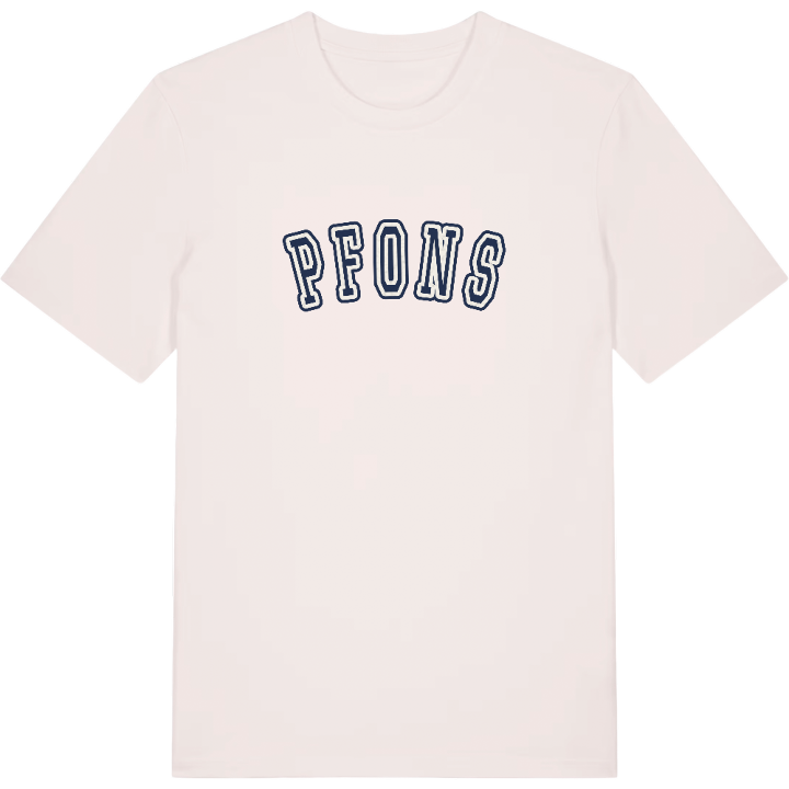 Pfons college t-shirt – t-shirt från PinShirt