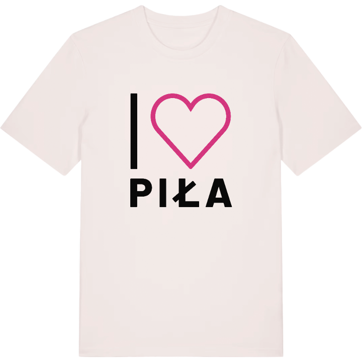 Jag älskar Piła t-shirt stort tryck – t-shirt från PinShirt