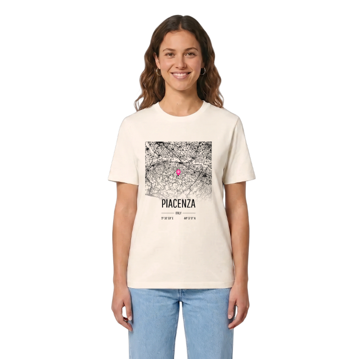 Piacenza karta t-shirt – t-shirt från PinShirt