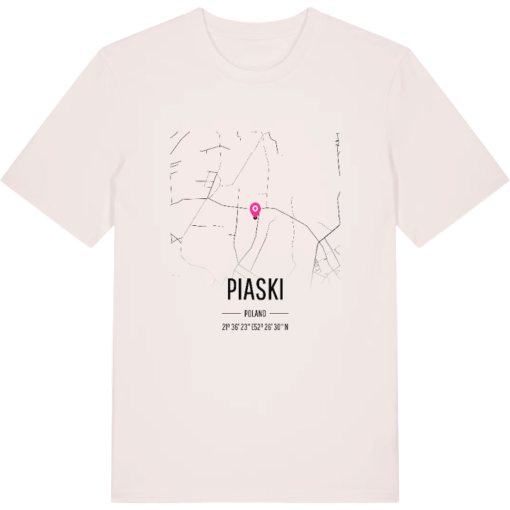 Piaski karta t-shirt – t-shirt från PinShirt