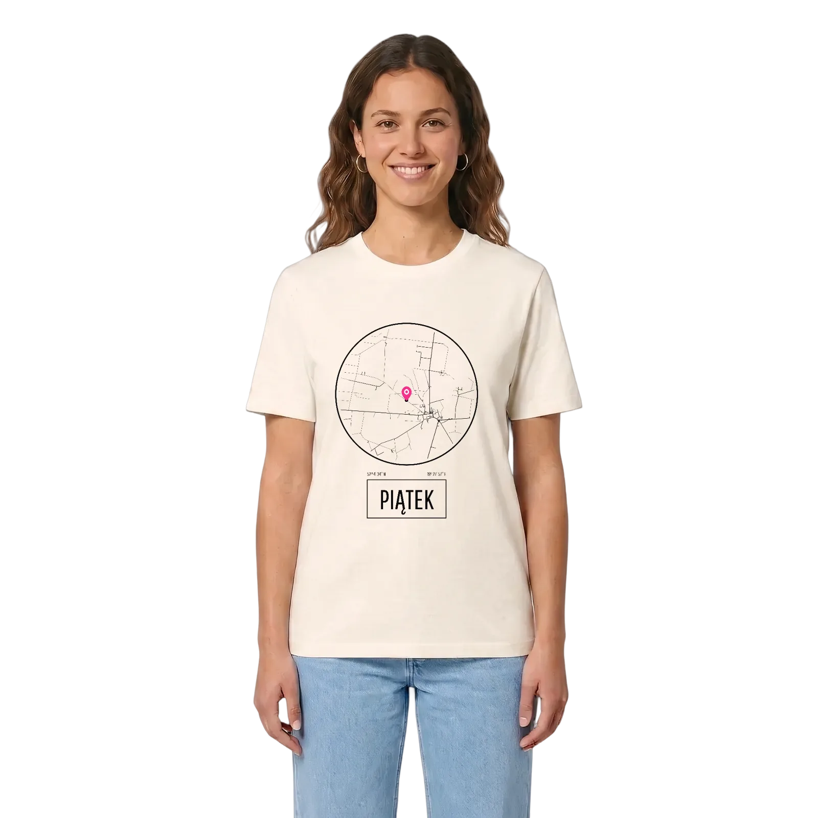 Piątek t-shirt – Vintage White, i miljö