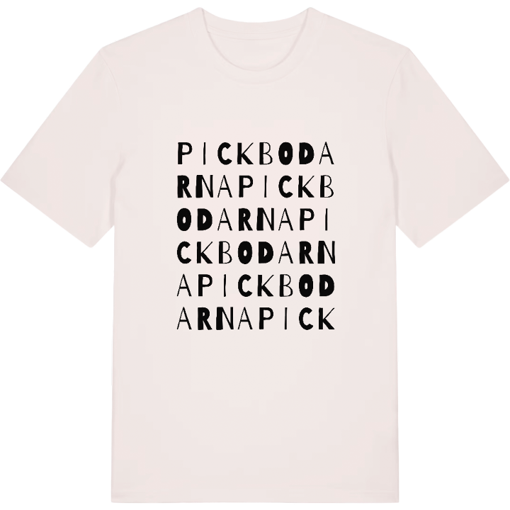 Pickbodarna ordlek t-shirt – t-shirt från PinShirt