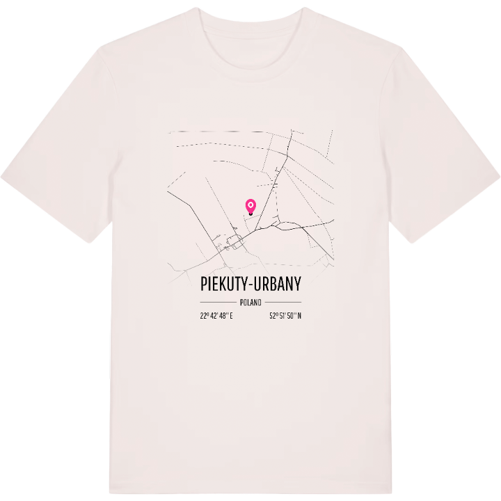 Piekuty-Urbany karta t-shirt – t-shirt från PinShirt