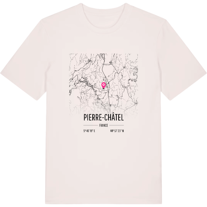 Pierre-Châtel karta t-shirt – t-shirt från PinShirt