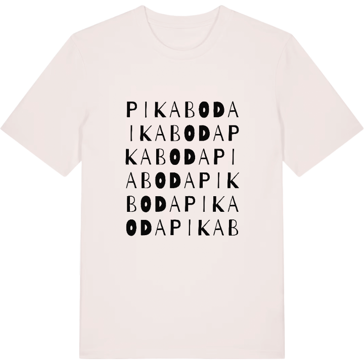 Pikaboda ordlek t-shirt – t-shirt från PinShirt