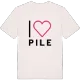 Jag älskar Pile t-shirt stort tryck