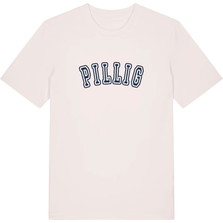 Pillig college t-shirt – t-shirt från PinShirt