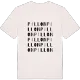 Pillon ordlek t-shirt