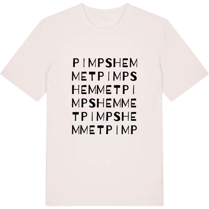 Pimpshemmet ordlek t-shirt – t-shirt från PinShirt