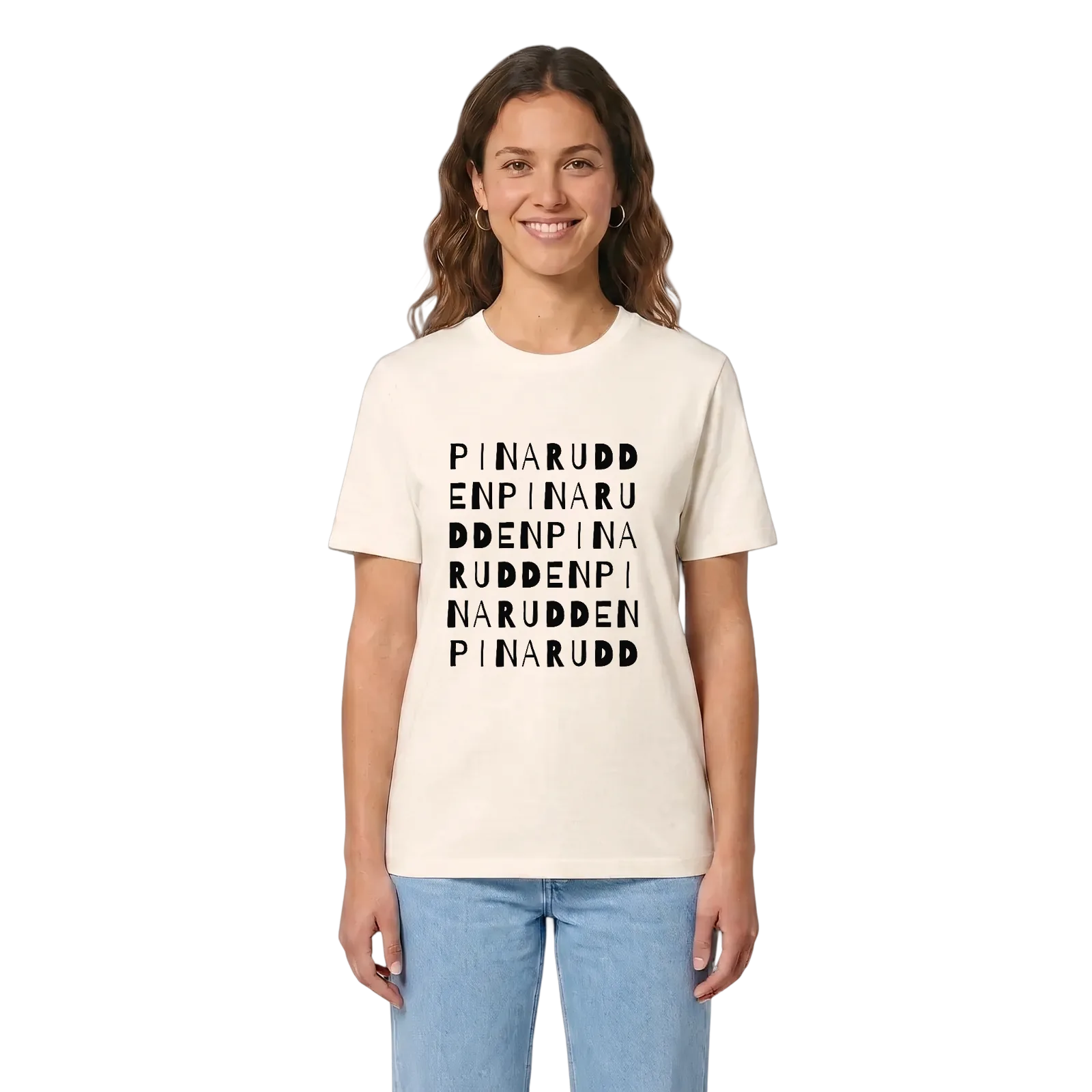 Pinarudden ordlek t-shirt – Vintage White, i miljö