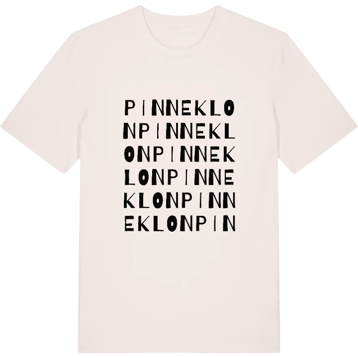 Pinneklon ordlek t-shirt – t-shirt från PinShirt